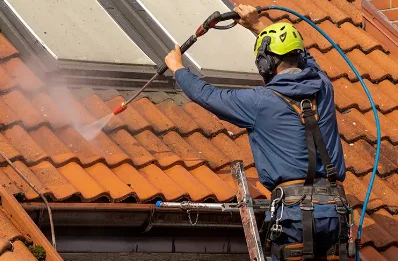 Démoussage et hydrofuge de toiture à Ury